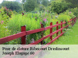 Pose de cloture  ribecourt-dreslincourt-60170 Joseph Elagage 60